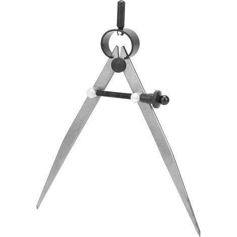 Étrier à ressort de diviseur d'aile de boussole d'artisanat en cuir d'acier 45 avec la jambe trempée (150mm) (1/5)