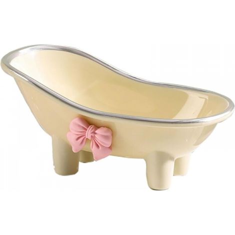 Porte-savon coulissant, porte-savon de baignoire avec trou de drainage, organisateur de salle de bain peu encombrant (1/5)