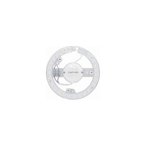 CIRCOLINA LED DOPPIO FISSAGGIO A VITE O MAGNETICO- - 12w - 4000°K naturale- 1300 lm - ø mm.180x25 - 5 blister CENTURY