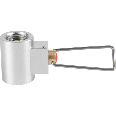 Adaptateur Gaz Plaque À Valve - Compatible Cuisinière Gaz Et Barbecue - Aluminium - 1 Pièce (1/5)