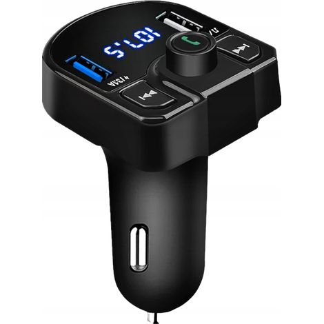 Émetteur FM TD, chargeur Bluetooth, QC 3.1A, 2 ports USB (1/5)
