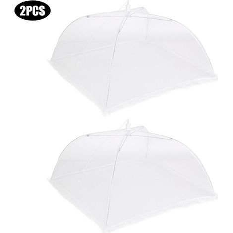 Parapluie Anti-Mouches Portable - Filet de Protection Nourriture Pique-nique, Couverture Repas Pliable Maison (1/5)