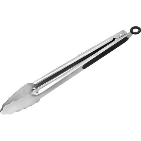Stainless Steel Kitchen Tongs Set of 5 Stainless Steel Food Tongs, Long Handle Kitchen Tongs, Meat, Pastry, BBQ Tongs, Home Kitchen Utensil (M) (1/5)