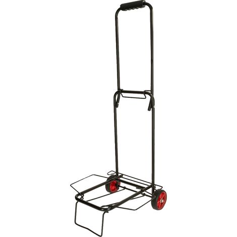 Aktive Faltbarer Multifunktionswagen Schwarz 35x35x87 cm (1/5)
