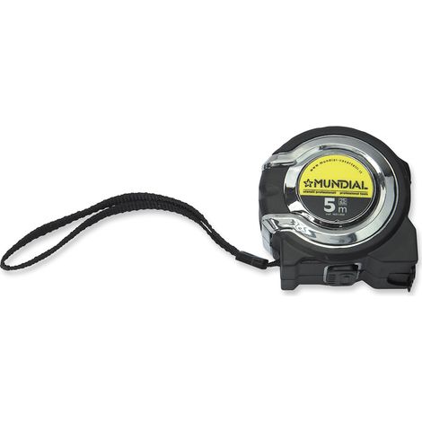 FLESSOMETRO METRO 5mtX25mm / 8mtX25mm ESTENSIBILE PROFESSIONALE MUNDIAL, "5 m"