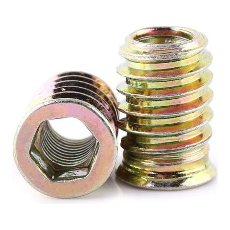 Ensemble de 20 pièces, M8 20mm kit de vis à tête plate creuse hexagonale en carbone galvanisé à filetage complet (1/5)