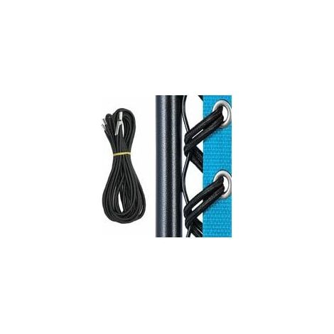 ZVD-Lot de 4 cordons élastiques universels de rechange pour chaise Zero Gravity - Kit d'outils de réparation pour chaises longues, chaises de jardin, fauteuils inclinables, chaises anti-gravité - Noir (1/4)