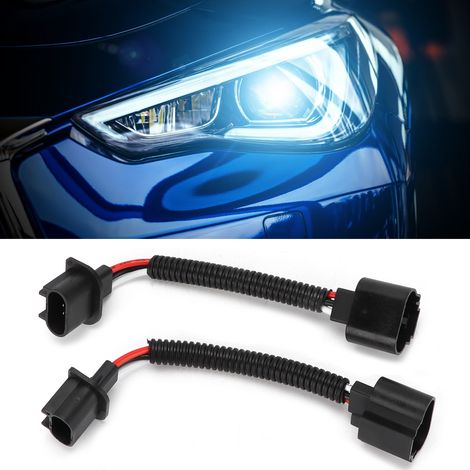 2pcs Connecteur H13 9008 Mâle à Femelle pour Phare et Anti-brouillard Universel Voiture (1/5)