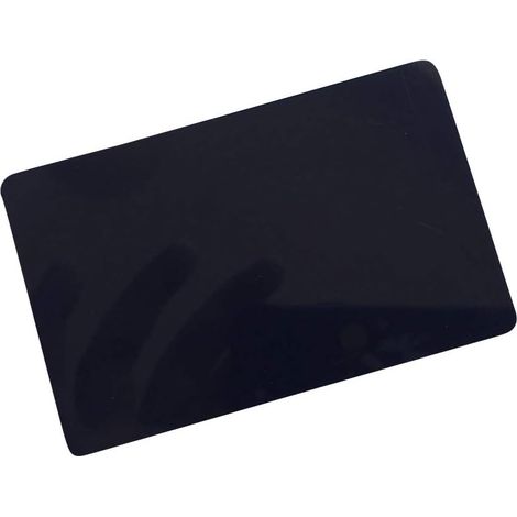 Carte RFID Noir 1K 13,56 MHz Format Carte de Crédit PVC ISO14443 A (Paquet de 10)