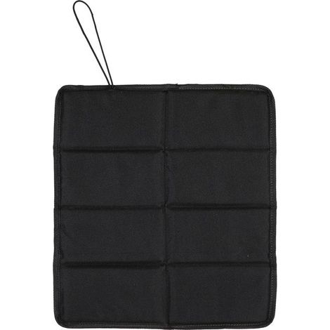 Coussin pliant 40×36×1cm noir facile à plier à ranger et à transporter résistant à l'humidité tapis de pique-nique de haute qualité (1/4)