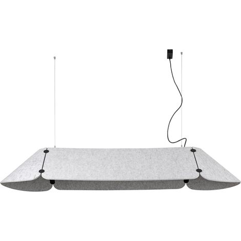 FONOVIA 1560 Lampe à suspension grise 25W 4000K (1/2)