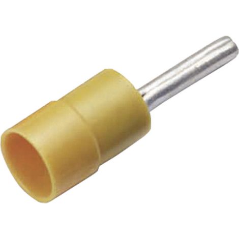 Cimco 180226 Stiftkabelschuh 4 mm² 6 mm² Teilisoliert Gelb 1 St.