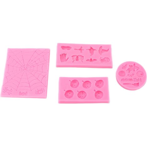 Halloween Silicone Mold Nonstick Design Durable Flexible High Temperature Resistance Easy Halloween Fondant Molds (1/5)