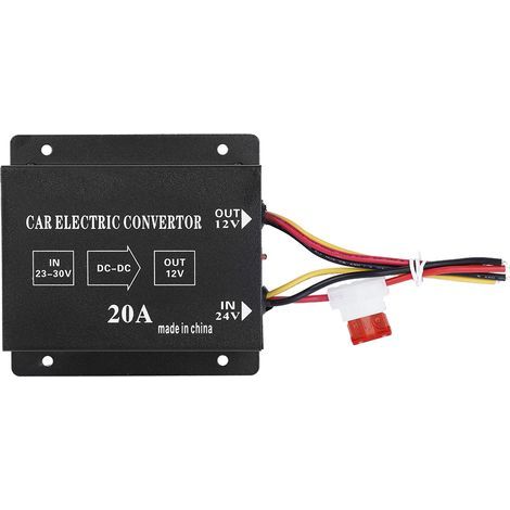 PKW/LKW 20A 240W DC 24V auf 12V Spannungswandler Abwärtstransformator (1/5)