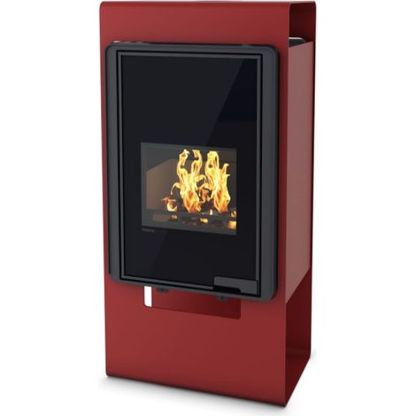 Pôele à bois SINGA DELUXE plusieurs couleurs - Couleur: Rouge (1/3)