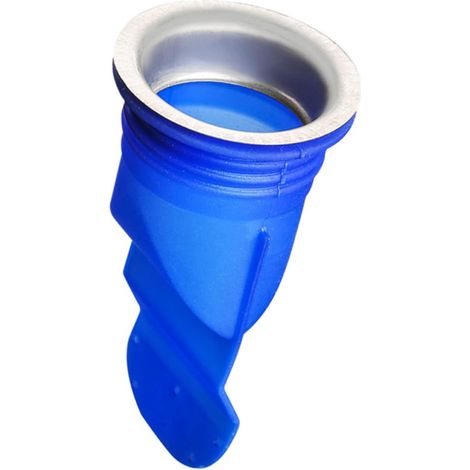 1 noyau d'étanchéité en silicone pour bonde anti-retour avec bouchon anti-odeurs bleu - Convient pour salle de bain et WC (1/5)