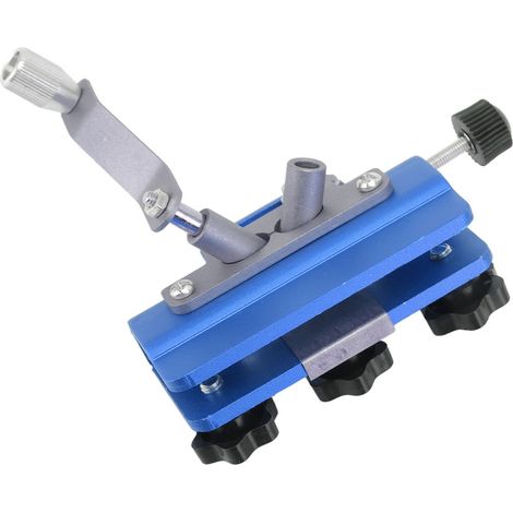 Affûteur de chaîne de tronçonneuse portable et léger à manivelle, gabarit d'affûtage pour scies électriques bleu (1/5)