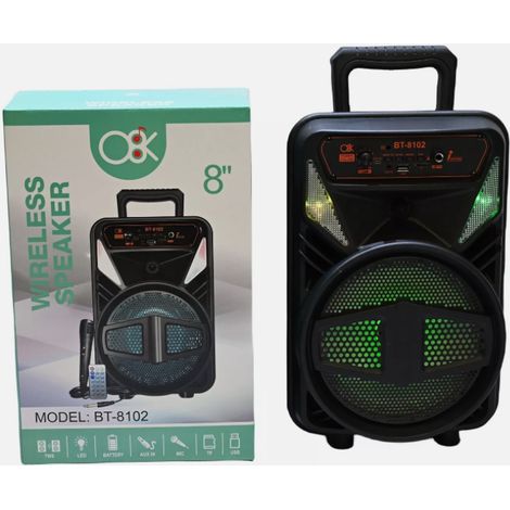 Enceinte Bluetooth - 1000 W - Bass Puissant - Son Stéréo - Usage Intérieur Extérieur - 1 Pièce