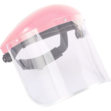 1 écran de protection pour casque, transparent en polycarbonate, bordure aluminium, résistant chaleur et projections, usage soudage et chantier (1/5)