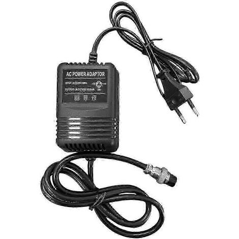 Adaptateur d’alimentation 15v pour console de mixage F4 avec connecteur à 3 broches et prise UE (1/4)