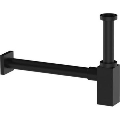 SIFONE D'ARREDO QUADRO 1" 1/4 Nero Opaco