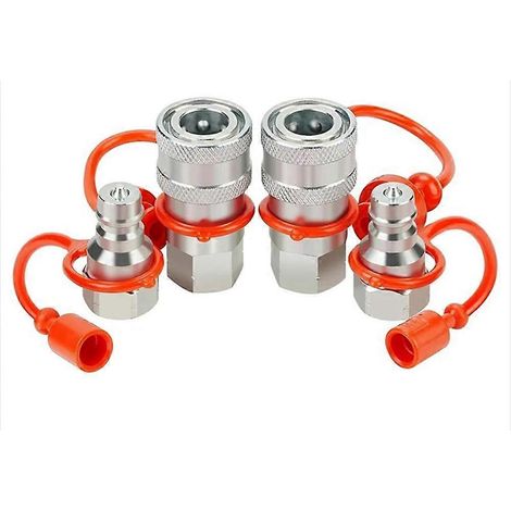 Sätze hydraulische Schnellkupplungen NPT1/4 mit Staubkappen (1/5)