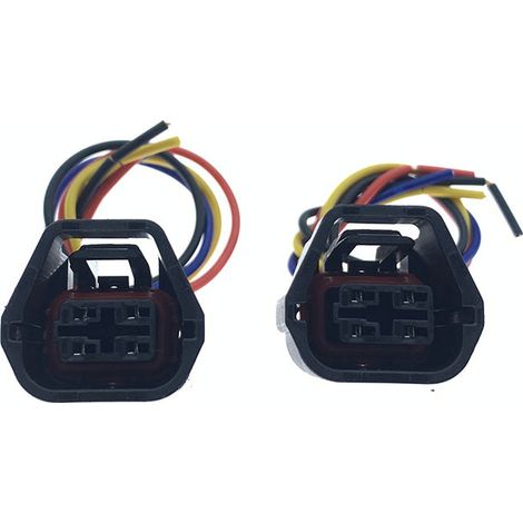 Connecteur de sonde radar pour capteur d'oxygène compatible avec les modèles Peugeot 2008, 3008, 4008, 508 et 5008 -- JB1931-4P