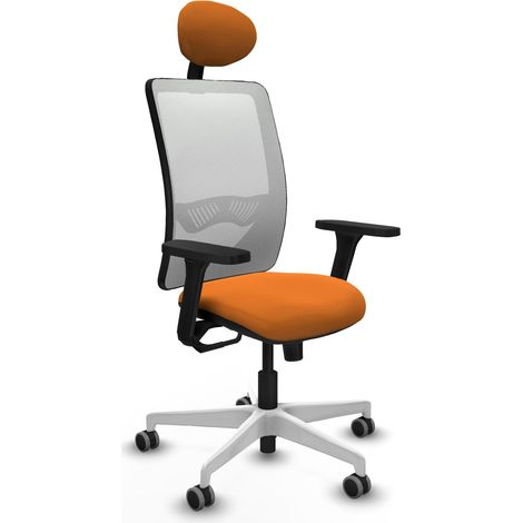 Chaise de bureau piqueras y crespo Zulema velours orange 120 kg (1/2)