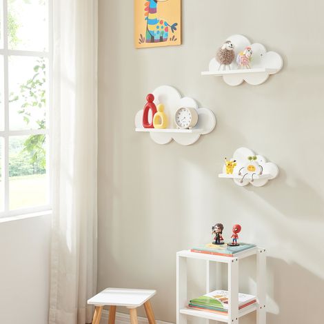 Set de 3 estantes flotantes Skanderborg en forma de nube 31 x 50 (1/5)