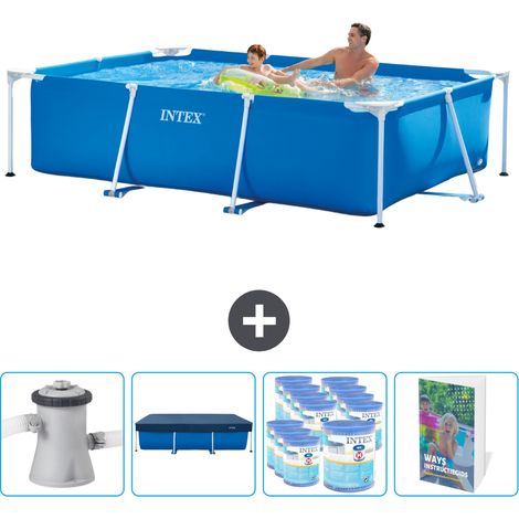 Intex Piscine Tubulaire Rectangulaire - 260x160x65 cm - 5-pièces SCB127 (1/5)