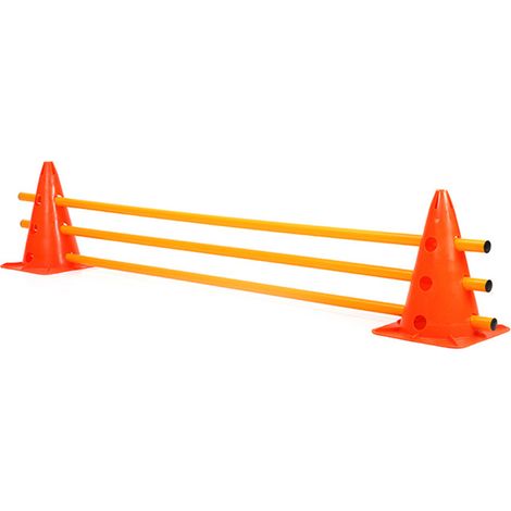Stück Fußball-Markierungs-Fass-Hinderniskegel mit Loch, Sporttrainingsgerät (Orange) (1/4)