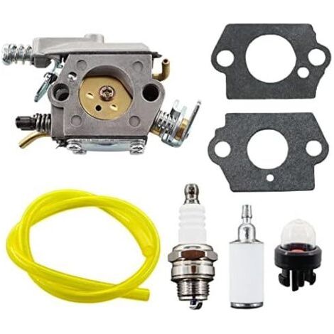 Carburateur compatible Husqvarna 225 227 232 235 240 – Remplace Walbro WT-964 WT-548 – Contenu: 1 carburateur, 2 joints, filtre à carburant (1/4)