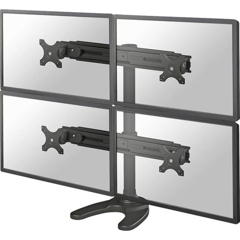 Support sur pied pour écran Neomounts FPMA-D700DD4 48,3 cm (19) - 76,2 cm (30) réglable en hauteur, inclinable, mobil (1/5)