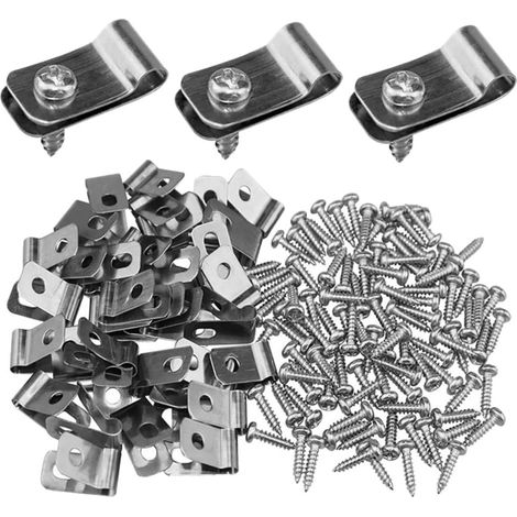 Aluminium Drahtzaunklemmen Einfache Montage 100 Stück mit