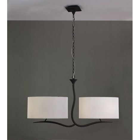 Suspension, Suspension Eve Mantra crème/anthracite en Fabric, MANTRA (1/2)