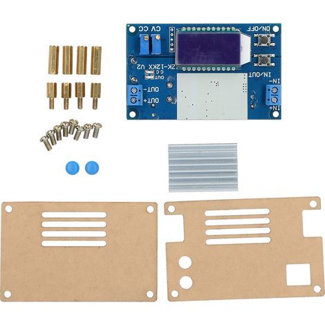 ZK-12KX DC 12A Einstellbares Konstantstrom-Spannungsregler-Netzteilmodul mit LCD-Anzeige (1/5)