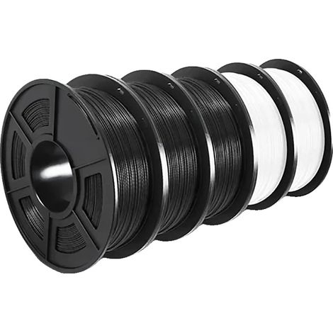 Filamento per stampanti 3D ad alta resistenza, compatibile con stampanti FDM, PETG 3BK 2WT (1/2)