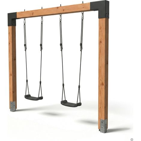 EXIT Linea Robust 110 doppelte Holzschaukel (1/5)