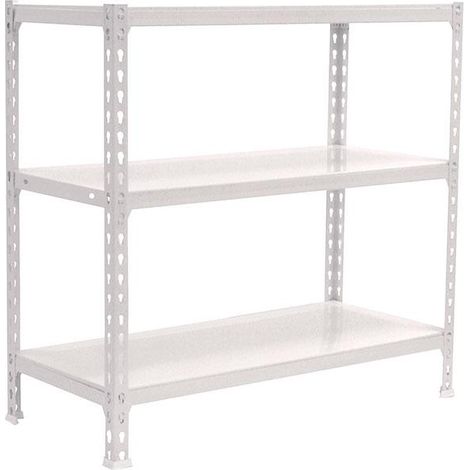 Simonrack Simonclick robuste weiße Metallregal