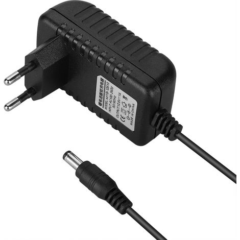 Chargeur intelligent 12.6V 1A pour batteries lithium avec sécurité intégrée - Entrée universelle 100-240V - Prise européenne