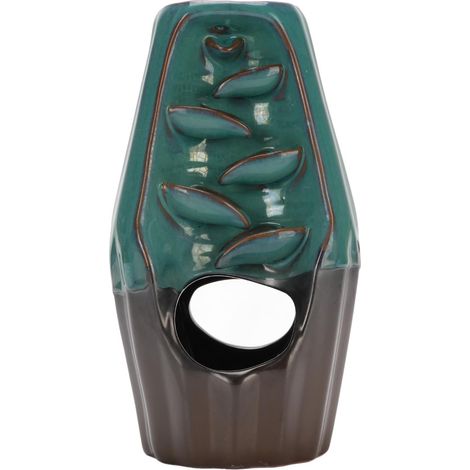 Cascade Backflow Incense Holder, Ceramic Backflow Aromatherapy Stove with Handmade Heat-Resistant Design, Ideal for Home Decoration and Meditation (1/5)