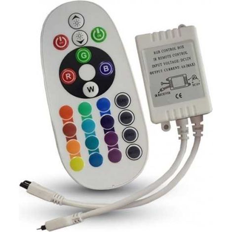 Infrared Controller with Remote Control 24 Buttons Round (RGB Strip LED)