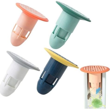 4 Pcs Anti-Odor Connectors for Shower Floor Drain, Anti-Odor Rubber Shower Floor Drain (1/5)
