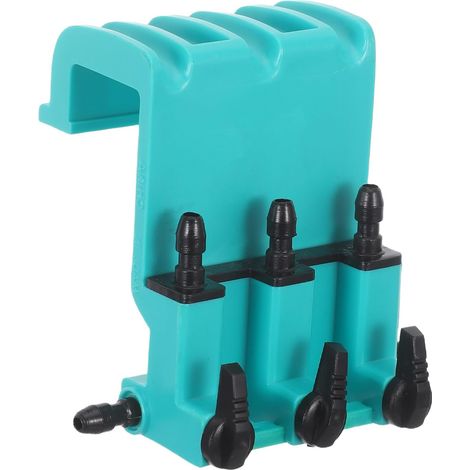 Répartiteur à 3 Voies pour Pompe à Air D'aquarium en Plastique Abs Vert, Vanne de Contrôle et Régulateur de Débit d'air Clapet Anti-Retour, Accessoire pour Oxygénation (1/5)