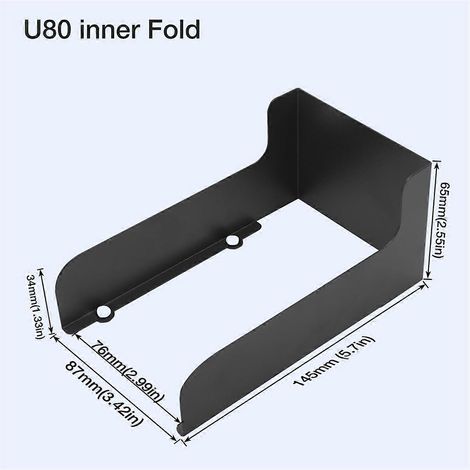 Lot de 2 cache-sonnettes Ring, résistant aux intempéries, noir (1/5)