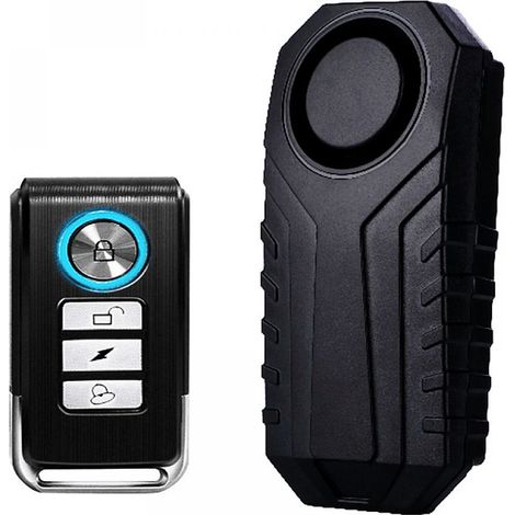 Alarme vélo sans fil - Pack standard SF22R A (1 unité principale + 1 télécommande rectangulaire) (1/5)