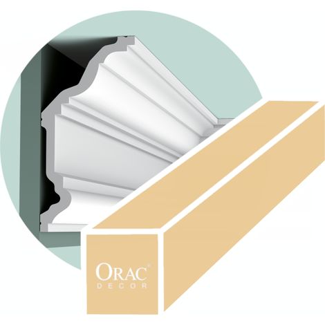 Gran cornisa Cotswold - Orac Decor - L200xP23xH11.4cm - Cartón 16 metros - C332