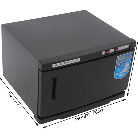 Chauffe-serviettes, Chauffage Efficace, Design Gain de Place, noir, UE, 220V (1/2)