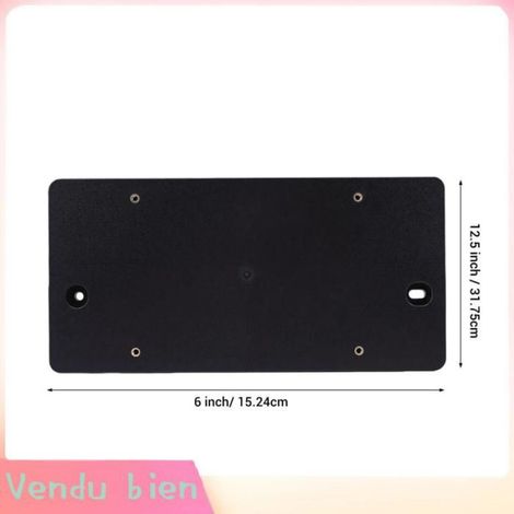 Support Plaque D Immatriculation - ABS Haute Résistance - Pour Audi RS3 Sportback 2014-2024 S4 Allroad S5 Sportback S6 RS6 S8 SQ5 - 1 Pièce (1/4)