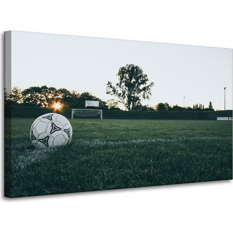 Leinwanddruck Jugendfußball 100x60 cm